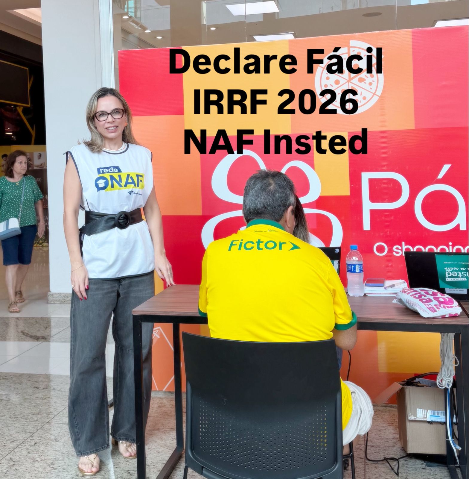 Atendimento do NAF Insted à comunidade